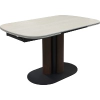 Masă pentru bucătărie Deco Calden (MCLD-HGFL-WHT)
