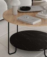 Măsuţă cafea Deco Corro Oak/Lotus imaginea #2 — magazin online Desire.md