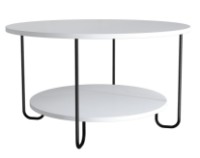 Măsuţă cafea Deco Corro White imaginea #2 — magazin online Desire.md