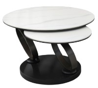 Măsuţă cafea Deco Dion Matte White imaginea #3 — magazin online Desire.md