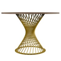 Masă pentru bucătărie Deco Felicia 100cm Colonial/Golden imaginea #2 — magazin online Desire.md