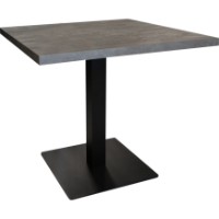 Masă pentru bucătărie Deco Horeca 80x80 Grey/Black (T4HC0808)