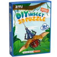 3D-puzzle New World Hercules Beetle 100pcs (ZPAAA01013)