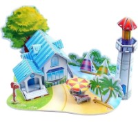 3D пазл Zilipoo Романтический Коттедж (689-B)