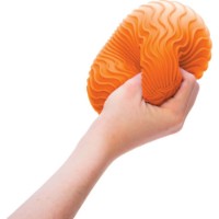 Antistress NeeDoh Super Orange Wave 11cm (077471) imaginea #3 — magazin online Desire.md