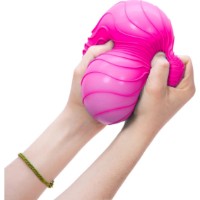 Antistress NeeDoh Super Pink Wave 11cm (077472) imaginea #2 — magazin online Desire.md