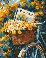 Tablou pe numere Brushme Bicicleta lui Van Gogh 40x50cm (BS54319)