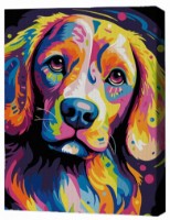 Tablou pe numere Brushme Добрый взгляд 30x40cm (RMGB012FC)