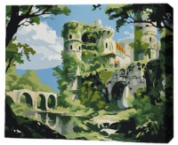 Tablou pe numere Brushme Затерянный замок 40x50cm (MG0005FC)