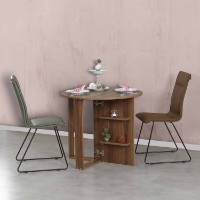 Masă pentru bucătărie Hanah Home Middle Walnut