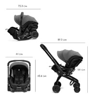 Scaun auto pentru copii cu șasiu Doona X i-Size 2in1 Dusty Sage (SP450-20-045-041) imaginea #3 — magazin online Desire.md