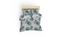 Lenjerie de pat L'Essentiel Kapitone Monstera Green imaginea #2 — magazin online Desire.md