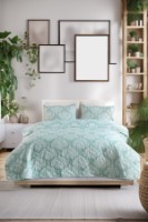 Lenjerie de pat L'Essentiel Post Water Green