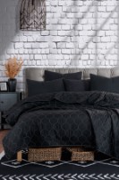 Lenjerie de pat L'Essentiel Solid Black imaginea #3 — magazin online Desire.md