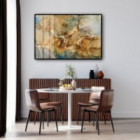 Pictură ArtShop Golden Abstract Vibe 75x50cm (PFLD9-M)