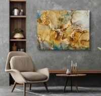 Pictură ArtShop Golden Abstract Vibe 75x50cm (PFLD9-M-PL)