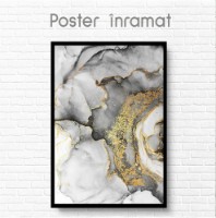 Pictură ArtShop Gray Gold Abstraction 60x90cm (PFLD16-LL) imaginea #2 — magazin online Desire.md