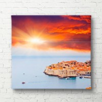 Pictură ArtShop Ocean at Sunset Background 40x40cm (PCM31-XL-PL)