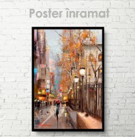 Pictură ArtShop Walk in The Evening City 30x45cm (PCM85-XL-L) imaginea #3 — magazin online Desire.md