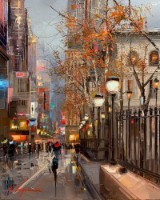 Pictură ArtShop Walk in The Evening City 30x45cm (PCM85-XL-PL) imaginea #3 — magazin online Desire.md