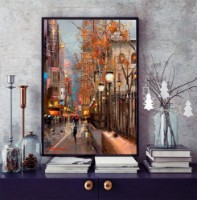 Pictură ArtShop Walk in The Evening City 40x60cm (PCM85-L-L)