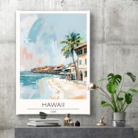 Pictură ArtShop Hawaii: Tropical Paradise 40x60cm (PCM163-L-PL)