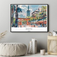 Pictură ArtShop Kyoto: City of Traditions and Architecture 75x50cm (PCM167-M-L)