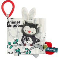 Carte educațională pentru copii Sensillo Owl Black/White 261 (Z-0371)