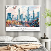 Pictură ArtShop New York in Autumn Colors 45x30cm (PCM168-XL-PL)