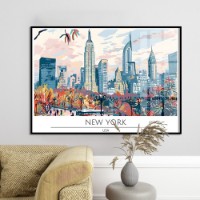 Pictură ArtShop New York in Autumn Colors 75x50cm (PCM168-M)