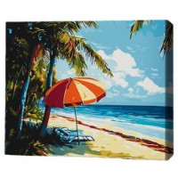 Tablou pe numere Brushme Райский уголок 40x50cm (MG0010FC)