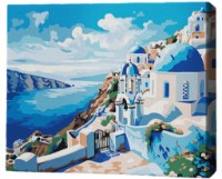 Картина по номерам Brushme Санторини 30x40cm (RMG0023FC)