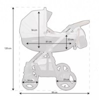 Carucior Babyactive 2in1 Mommy Gold Magic imaginea #3 — magazin online Desire.md