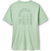 Женская футболка Rab Force Cirque 12 Fig Green фото №2 — интернет-магазин Desire.md
