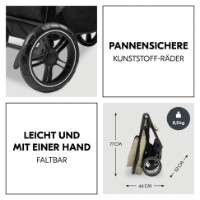 Carucior Hauck Shop N Care Travel Set 2in1 Olive imaginea #2 — magazin online Desire.md