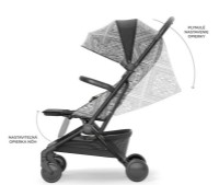 Carucior Kinderkraft Pilot 2 Lunar Black (KSPIL002BLKBI00) imaginea #6 — magazin online Desire.md