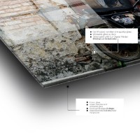 Tablou pe sticlă Wallity 1914 70x100cm imaginea #4 — magazin online Desire.md