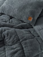 Lenjerie de pat Cotton Box Double Plush Duvet Grey imaginea #3 — magazin online Desire.md