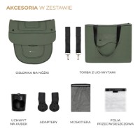 Carucior Kinderkraft Yoxi Mystic Green (KSYOXI00GRE0000) imaginea #4 — magazin online Desire.md