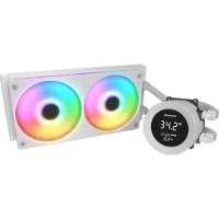 Cooler Procesor DeepCool Poseidon Vistek ARGB 240 White imaginea #2 — magazin online Desire.md