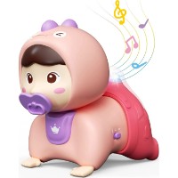 Интерактивная игрушка Huanger Crawling Baby Pink (HE0710)  фото №3 — интернет-магазин Desire.md