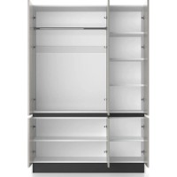 Шкаф Fabrik Home Basic 1400 16 мм белый\Кашемир фото №4 — интернет-магазин Desire.md