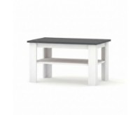 Măsuţă cafea Fabrik Home Blanco 800x500x460mm антрацит/белый ясень imaginea #3 — magazin online Desire.md