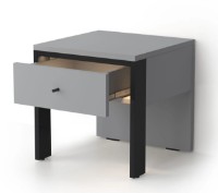 Noptieră Fabrik Home Clay 2pcs 400x410x400mm (c подсветкой) Grey imaginea #2 — magazin online Desire.md