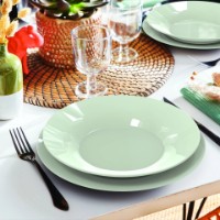 Набор обеденных тарелок Luminarc Paradise Green 22 cm 6pcs (V9219) фото №2 — интернет-магазин Desire.md
