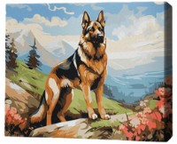 Tablou pe numere Brushme Хранитель вершин 40x50cm (MG0022FC)