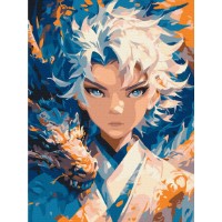Tablou pe numere Brushme Pazitorul dragonilor 30x40cm (RBS54085)