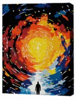 Tablou pe numere Brushme Центр вселенной 30x40xm (RMGB014FC)
