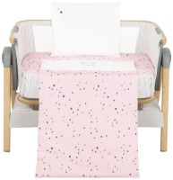 Lenjerie de pat pentru copii Kikka Boo Bear with me Pink 5pcs