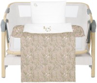 Lenjerie de pat pentru copii Kikka Boo Secret Garden Beige 5pcs
